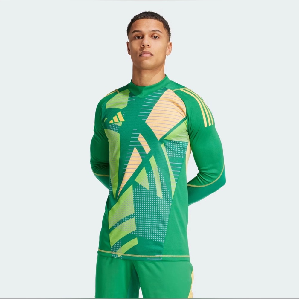 Adidas Tiro24 Pro Goalkeeper Long Sleeve Jersey IS5350 Men's Size Large Green